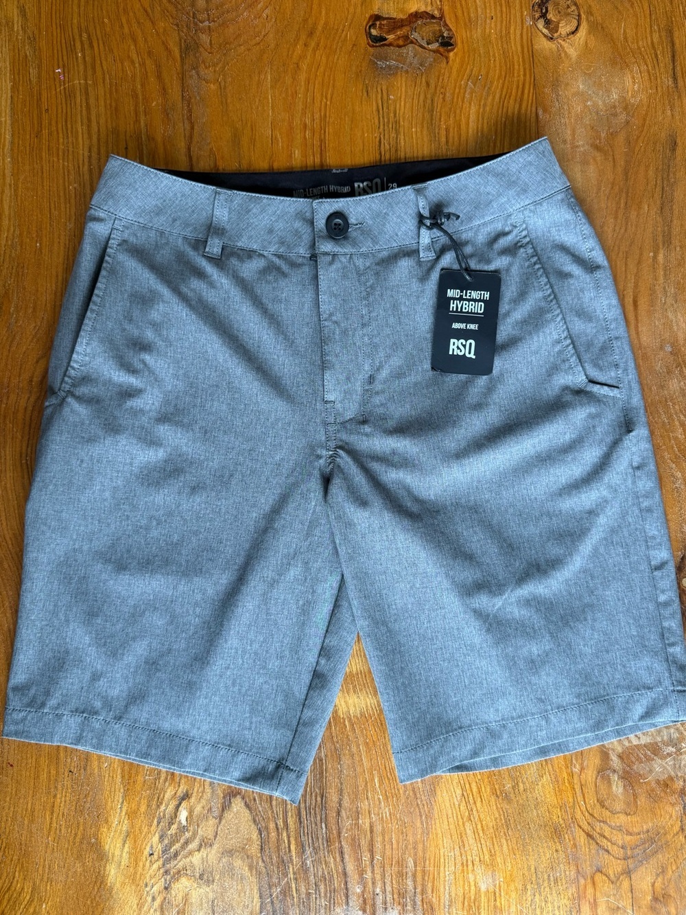 RSQ Men/Boy’s Hybrid Mid-Length Submersible Performance Shorts, 28, 29 Available